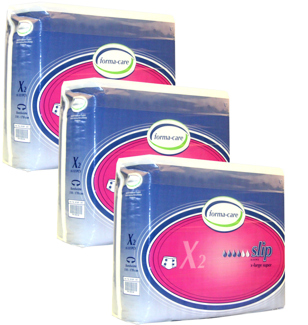 forma-care Comfort slip x-large super, 3 x 16 St.