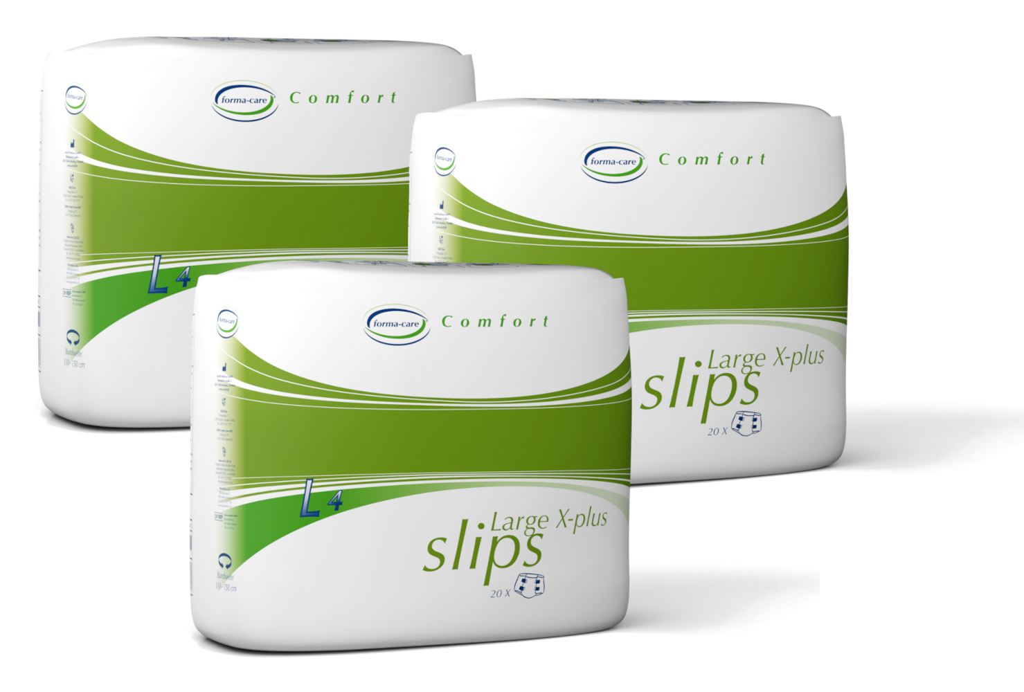 forma-care Comfort slip large x-plus, 3 x 20 St.