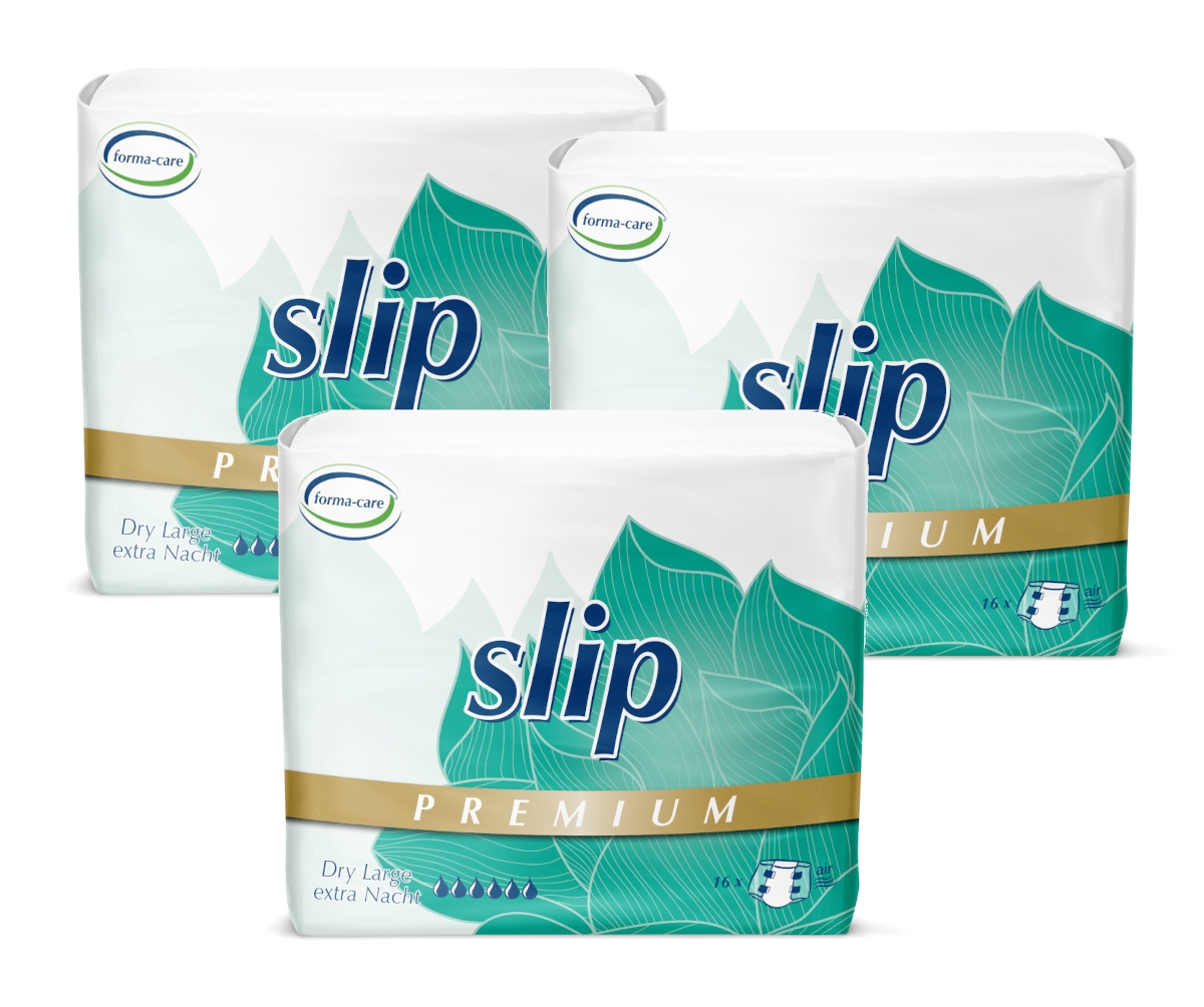 forma-care PREMIUM Dry Slip L/extra Nacht 3 x 16 St.