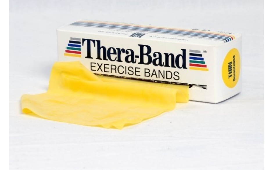 Thera-Band Übungsband, 5,5 m, leicht/gelb