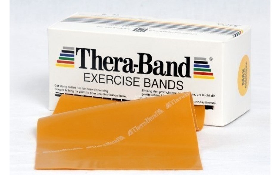 Thera-Band Übungsband, 5,5 m, maximalstark/gold