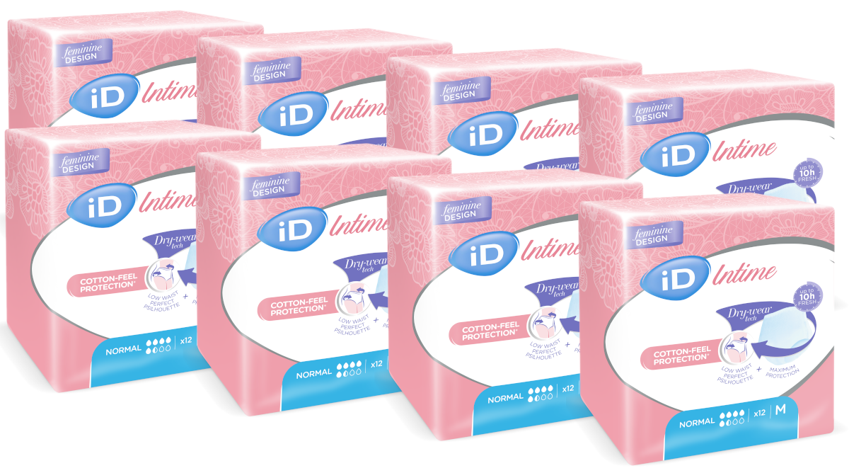 iD Intime Pants Normal M - Großpackung, 8 x 12 St.