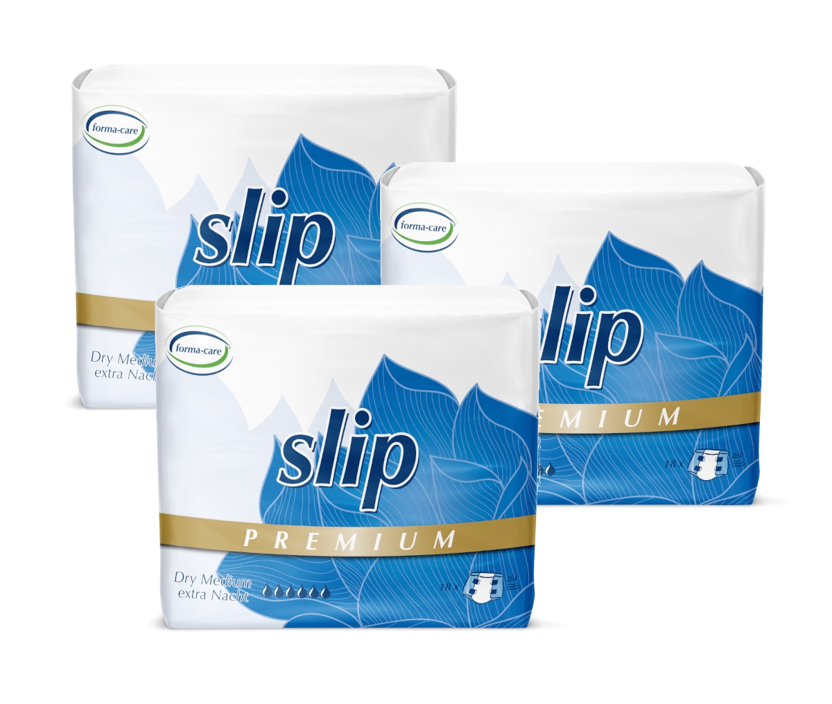 forma-care PREMIUM Dry Slip M/extra Nacht 3 x 18 St.