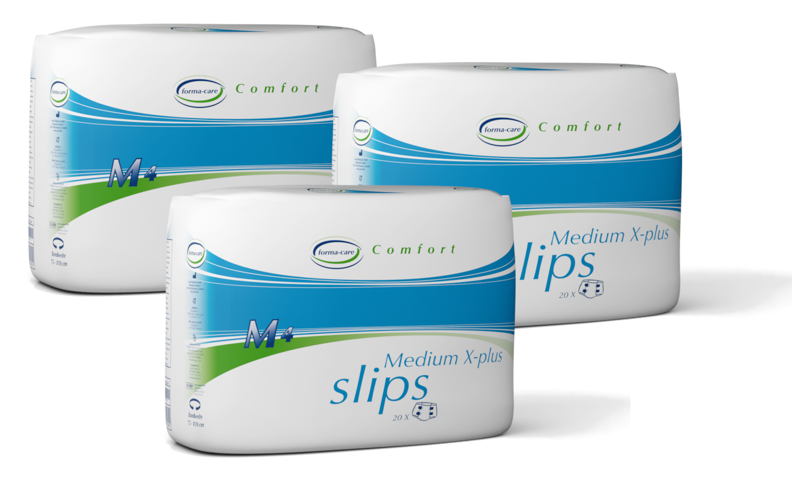 forma-care Comfort slip medium x-plus, 3 x 20 St.
