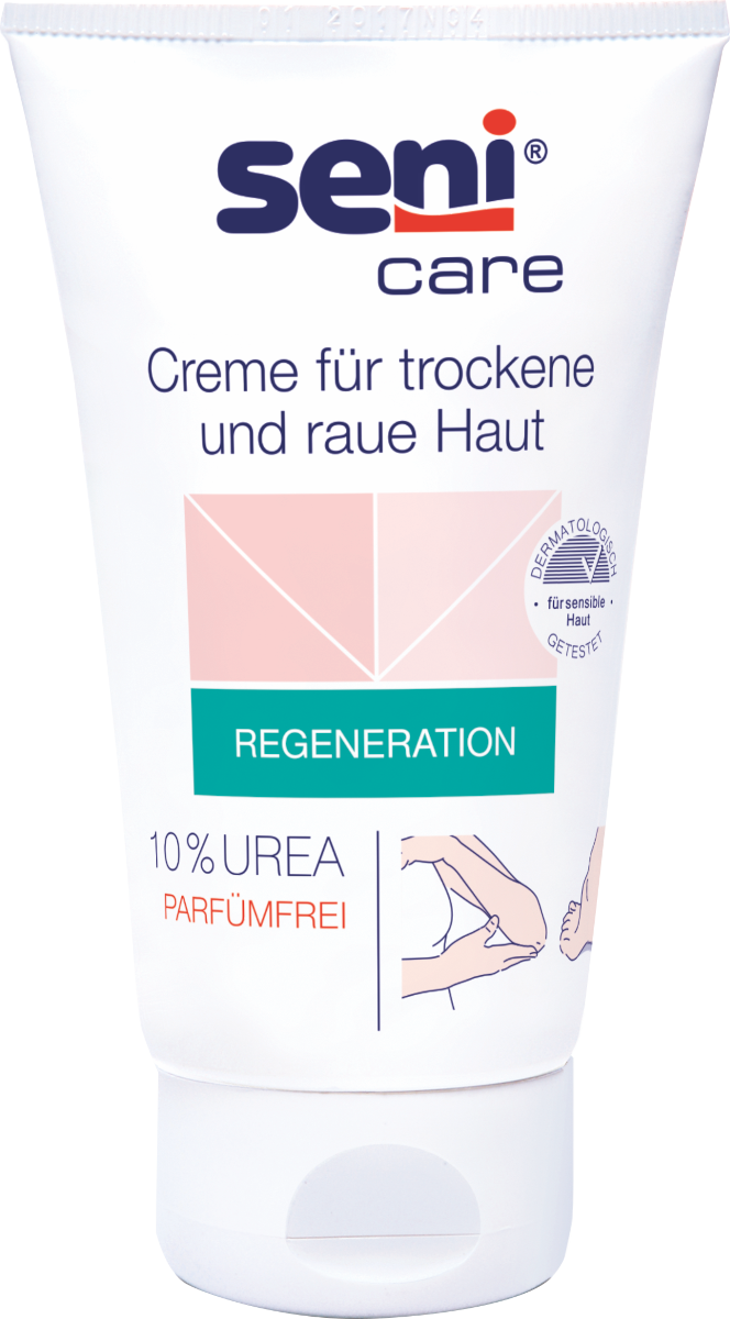 Seni Care Creme für trockene und raue Haut mit 10% Urea, 100 ml