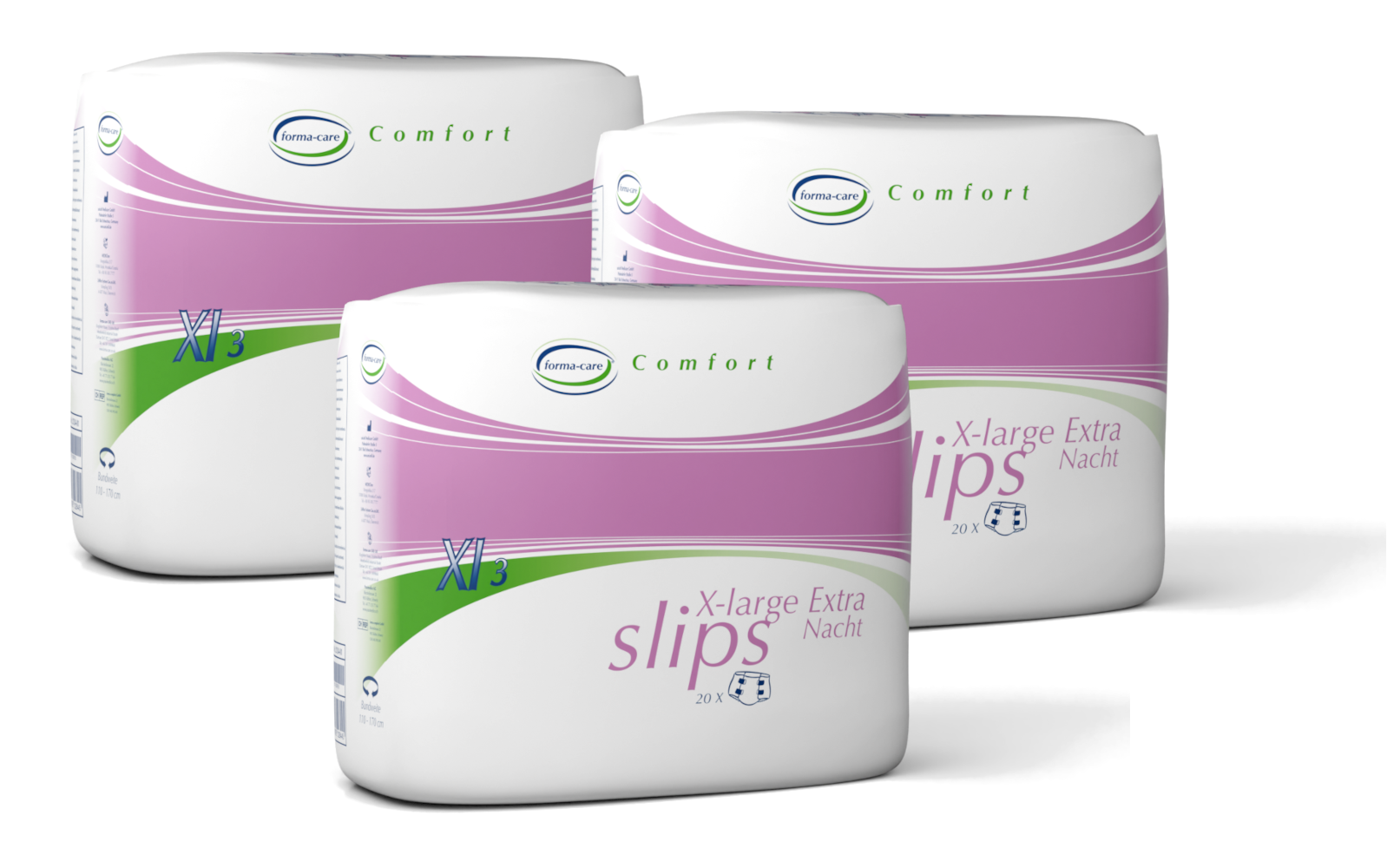 forma-care Comfort slip x-large plus, 3 x 20 St.